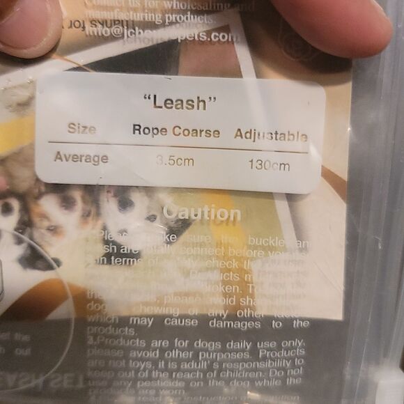 JC HOUSE Alkay Dog Leash Grey - Picture 5 of 5